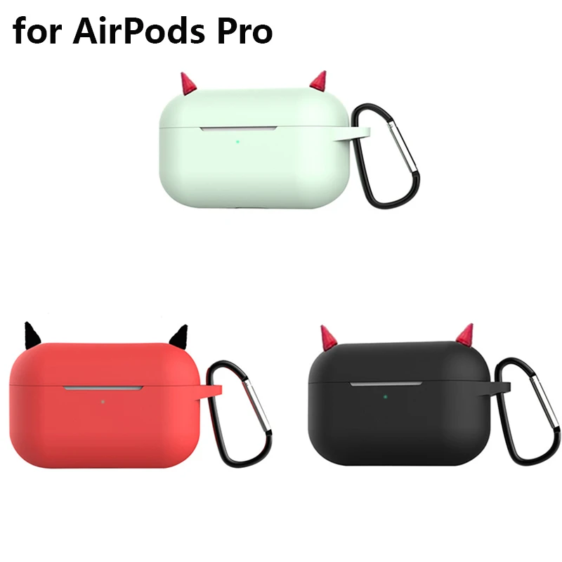 Для AirPods Pro чехол силиконовый чехол 360 полная защита кожи цветной чехол для Air Pod Pro Наушники противоударный чехол с брелком