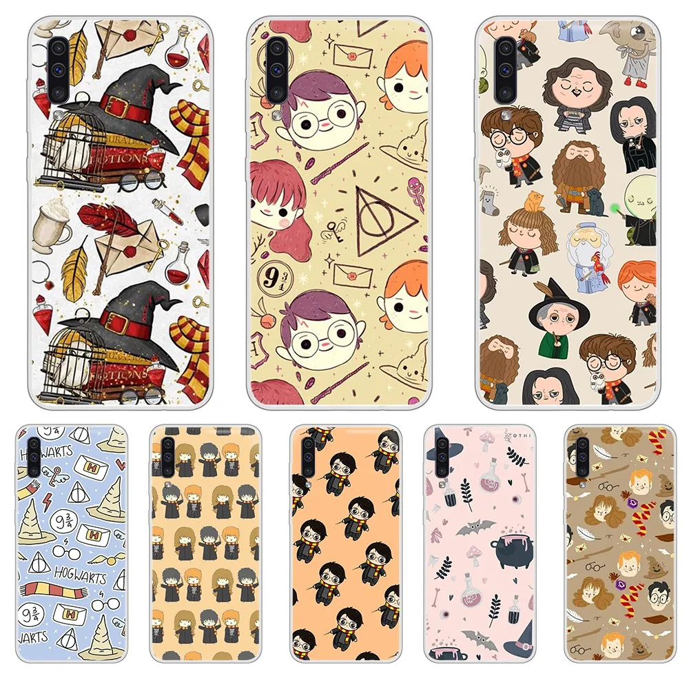 

Harries Potter coque Transparent Phone Case cover hull For SamSung Galaxy S 7 8 9 10 11 20 a 20e 50 51 70 71 Plus Edge Ultra