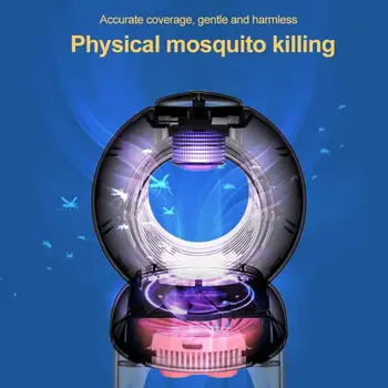 

Small Rocket USB Electric Mosquito Killer Lamp Radiationless Mosquito Killer Photocatalysis Mute Home LED Zapper Insect Lamp