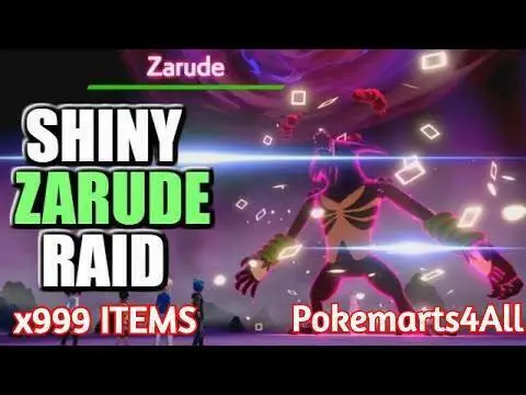 

Pokemon Sword and Shield New DLC Legend Shiny Zarude Raid with 999 Items Pokemon Go Plus Online recharge service [Digital Code]