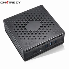 

Chatreey AC1-Z Fanless Mini PC Intel Celeron Quad core J4125 Desktop Mini Computer windows 10/ linux Support windows 11