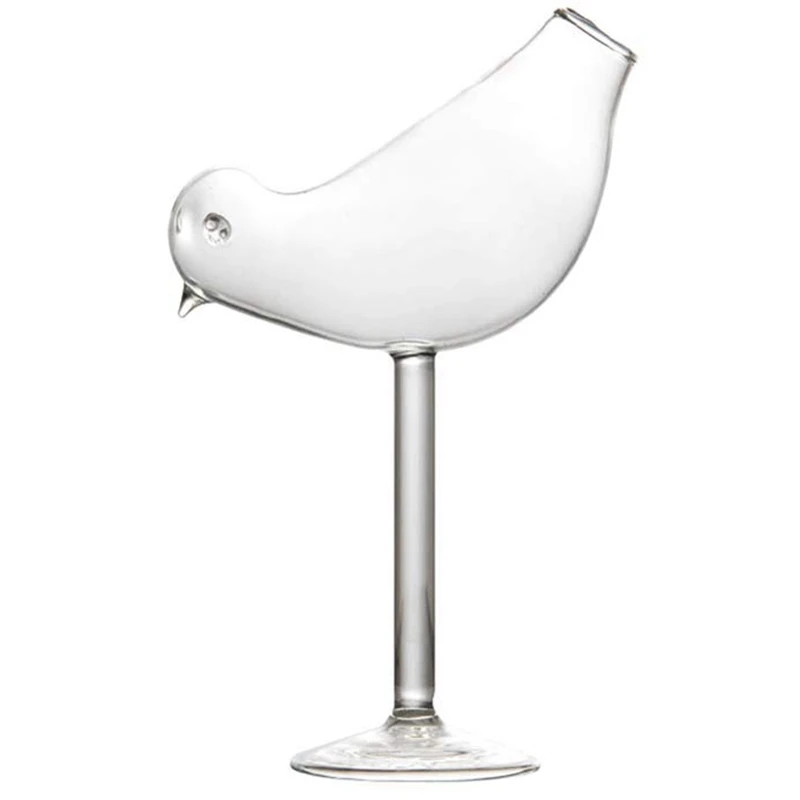 150 мл креативная чаша для коктейля в форме птицы, стеклянная индивидуальная молекулярная копченая модель, фэнтези, бокал для вина