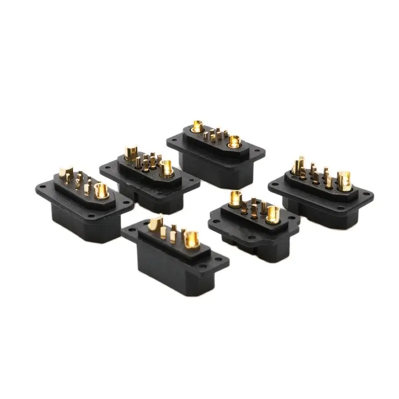 3Pairs 4/6/8/9 Pins VTOL Servo Connector Steering Gear Extension Male Female Plug Connection Part for RC Turbojet Aircraft Model | Игрушки и