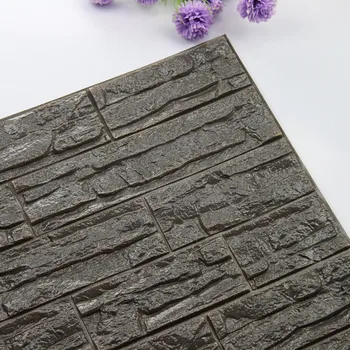

3D Brick PE Foam Wall Sticker Home DIY Wallpaper Panels Room Decal Stone Decoration Embossed Wall Decal Poster