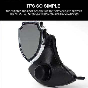 

2019 New Universal 360 Rotating Car Mount Mobile Holder Stand Magnetic Car Air Vent Mount Cell Phone Holder Stand