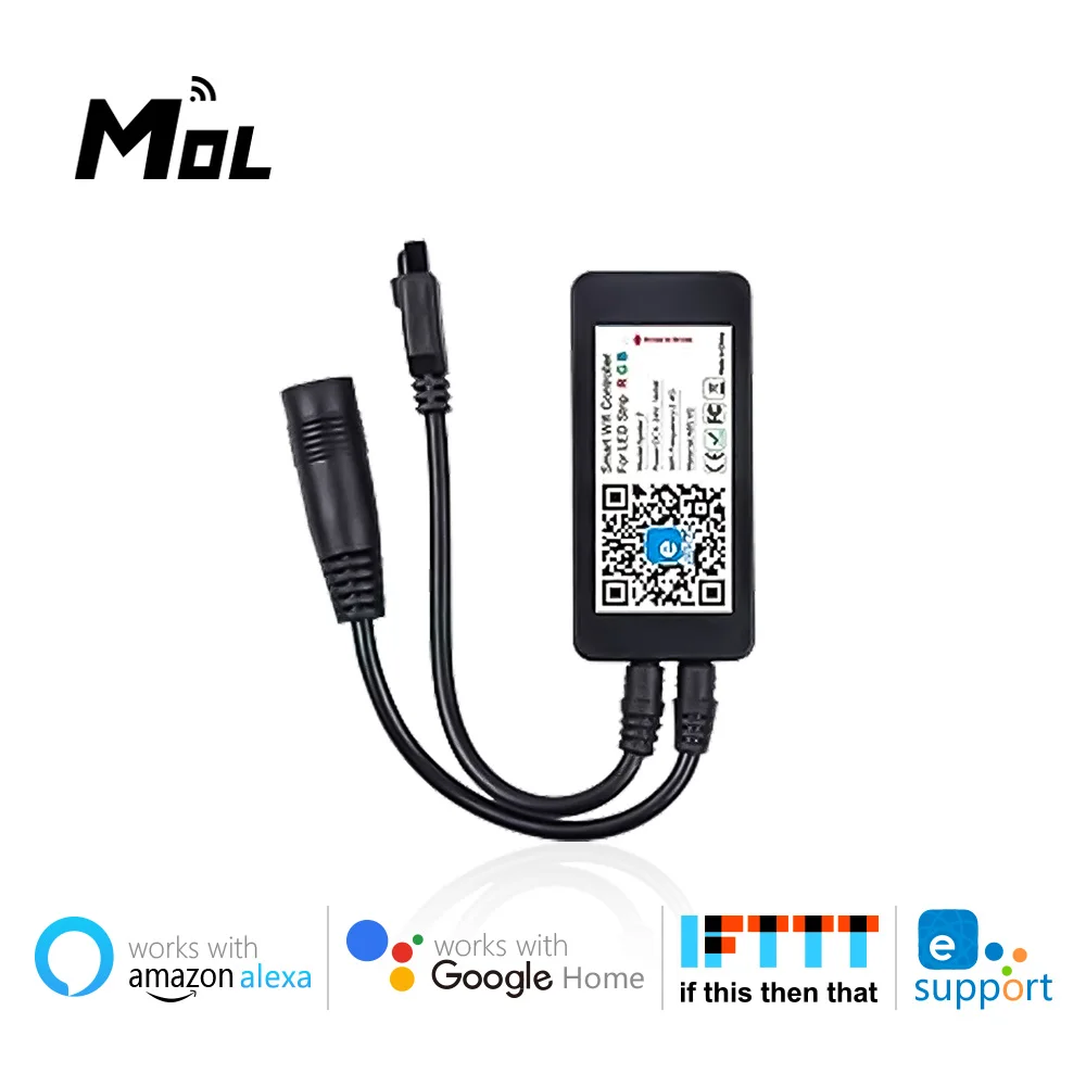 Светодиодная лента MOL eWeLink RGB с Wi-Fi ИК-пульт дистанционного управления через