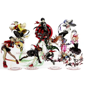 

21cm Anime Persona 5 Acrylic Desk Figures Stand Model Anime Activities Collections Decoration Double Side Display