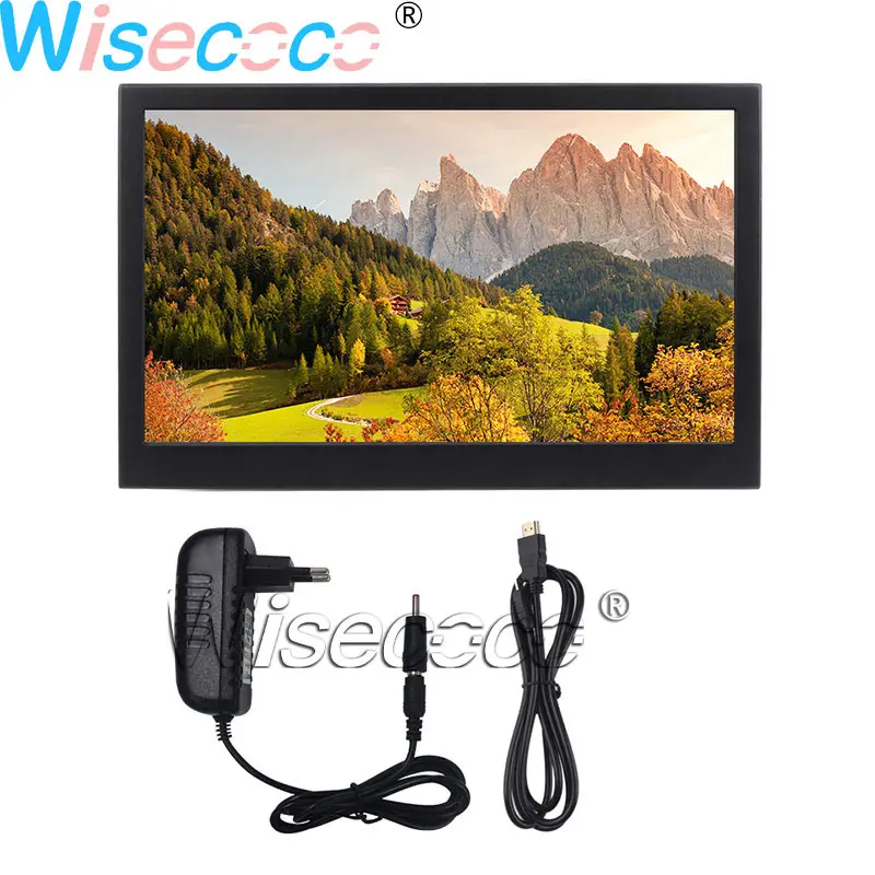 Wisecoco 13," 15,6" 17," дюймовый HD портативный дисплей монитор настраиваемый различные размеры встроенный динамик 1080P 2K 4K 1920*1080 - Цвет: 15.6 Inch 1080P