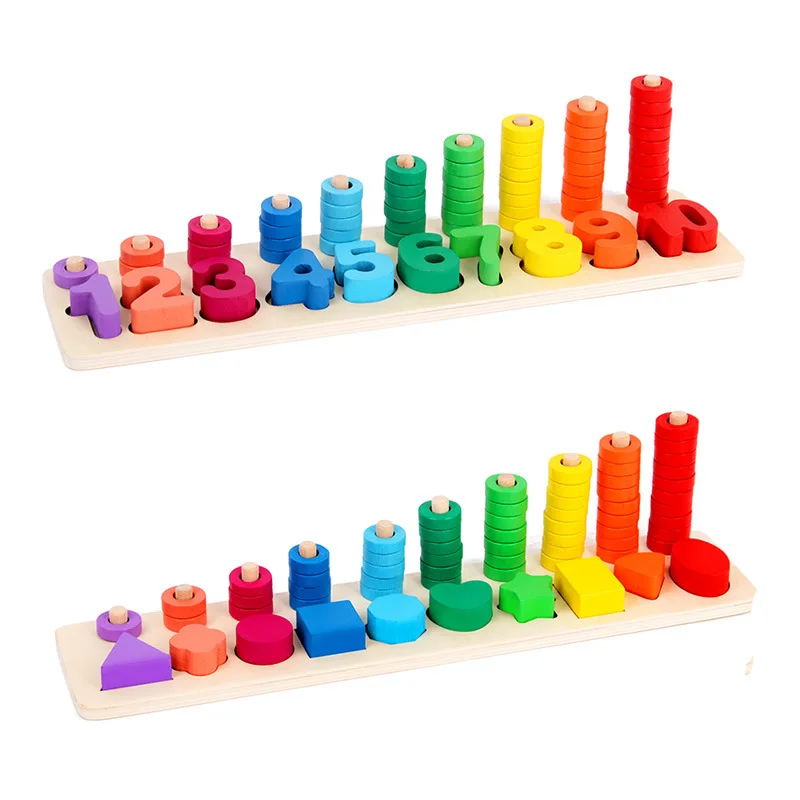 

With Numbers Shape Cognitive Numbers Board DDM15 Kindergarten to Learn Mathematics Arithmetic Teaching Aids Early Childhood Educ