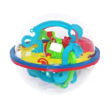 1 шт. Детские 100 барьеры 3D волшебный интеллект мяч баланс лабиринт игра головоломка игрушка для детей подарок