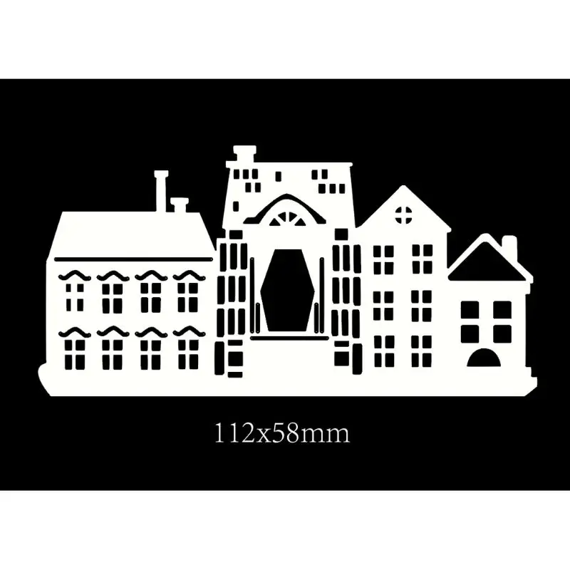 

Building Metal Cutting Dies Stencil DIY Scrapbooking Album Stamp Paper Card Embossing Decor Craft