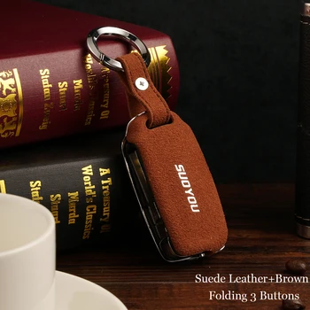 

Hot Suede Leather car key cover case shell fob For Volkswagen VW Passat Golf 6 Jetta Bora Polo Sagitar Tiguan Lavida Santana