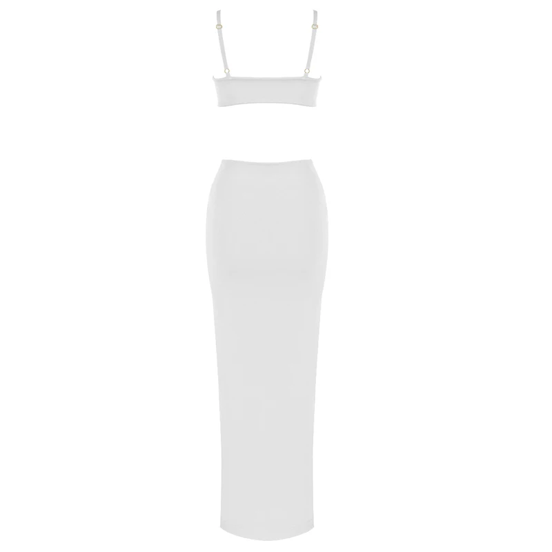 UKCNSEP New Arrival Maxi Dress Women Sexy 2020 V Neck Backless Bodycon Long Bandage Dress Vestidos Elegant Celebrity Party Dress