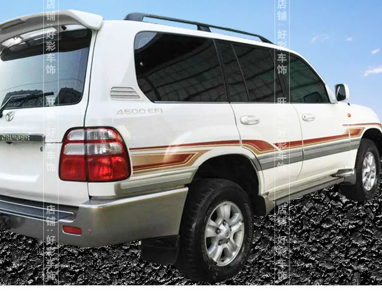 Для Toyota Land Cruiser LC100 2002-2006 Автомобильная наклейка 4700 Land Cruiser 4500 Lahua наклейка внешний вид кузова украшение