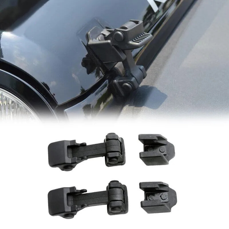 Для 1997 2006 Jeep Wrangler TJ фиксатор капота блокировочные скобы комплект противокражный
