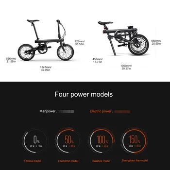 

Mi Folding Smart Electric Bicycle Foldable Bike Bicycle Light 18" Tft Screen Monitor Vehicle Instead Of Walking