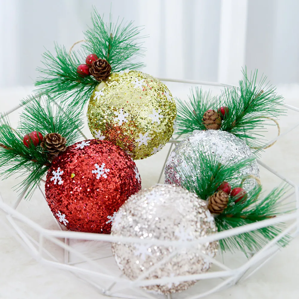 Рождественские льняные шары, вешалки, рождественские безделушки, дерево, висячий орнамент, Рождественская елка, шар-безделушка, подвесные, для дома, вечерние, декоративные шары#45