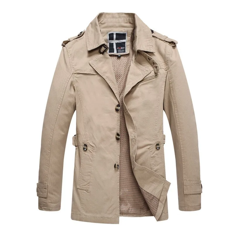 Корейский стиль отложной воротник одна кнопка Slim Fit Jaqueta Motoqueiro Couro длинная куртка для мужчин мужские байкерские ветровки