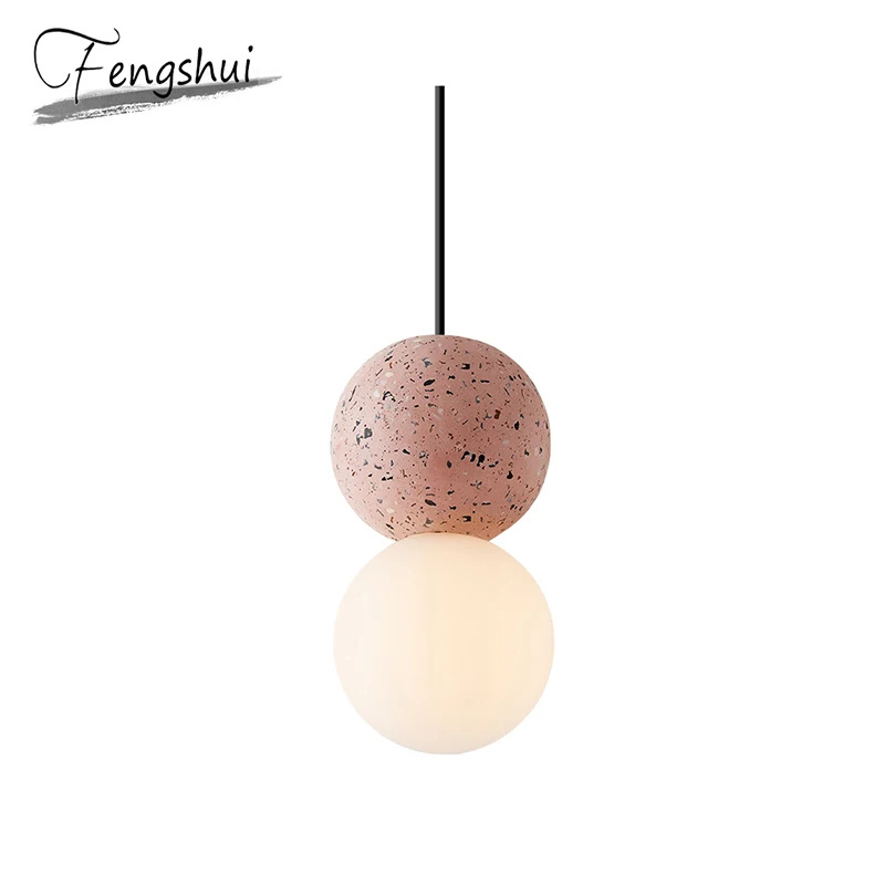 

Nordic Glass Pendant Lights Modern Hanging Lamp Ins Pendant Lamp Living Room Bedroom Dining Room Loft Decor Pendant Lighting