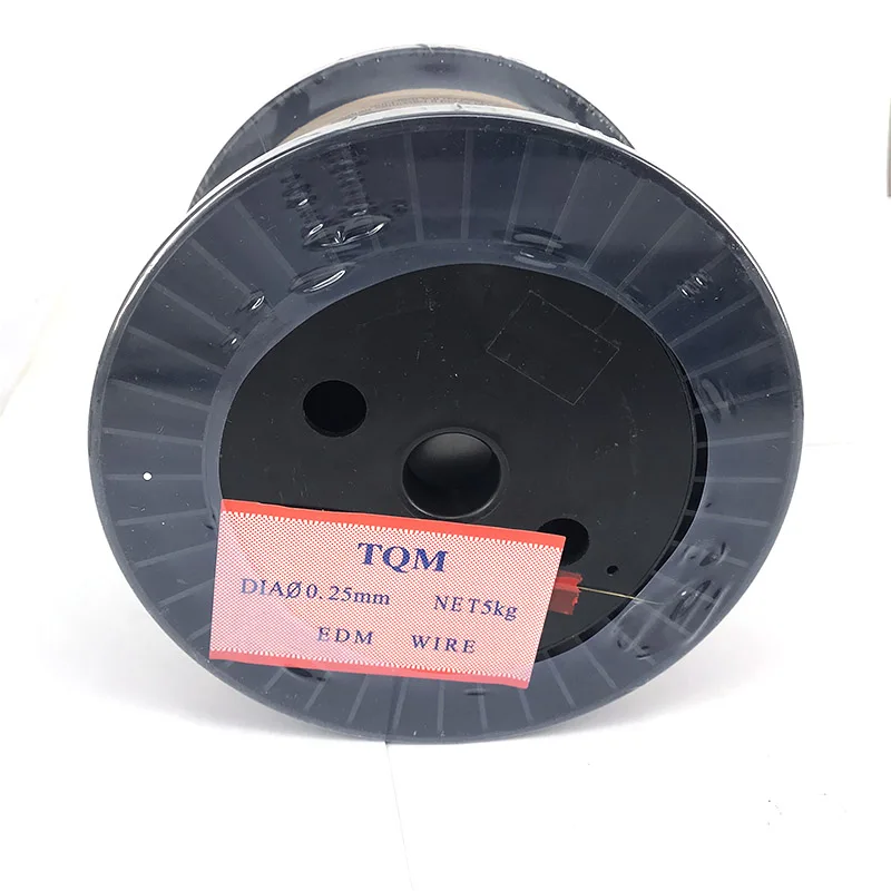 EDM Brass Wire 0.25mm Tension Strength 900N-1000N for Low Speed CNC EDM Wire Cutting Machine