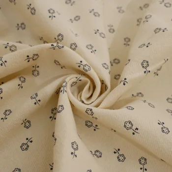 

Woven Twill Washed Cotton Children 's Clothing Fabric Small Floral Print Gril's Dress Korean -Style Women 's Wear Cotton