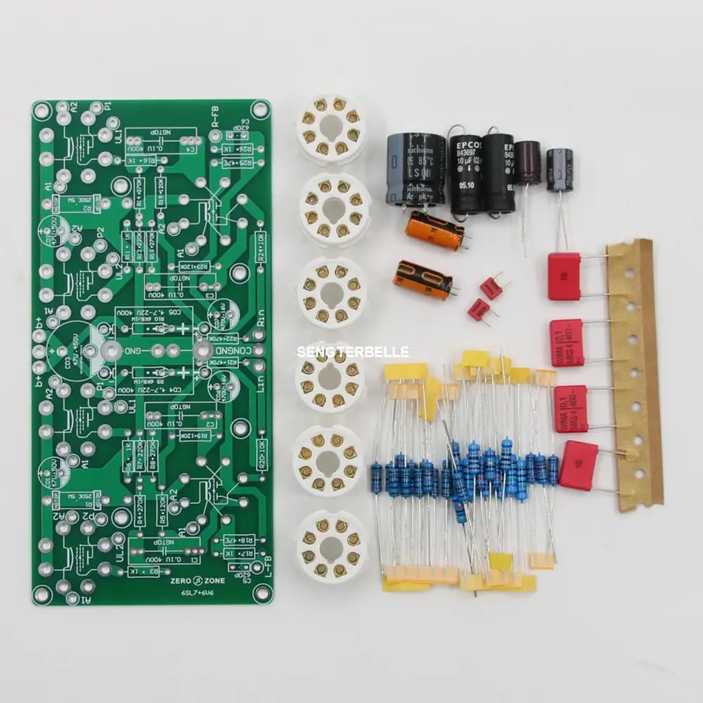 Hifi ультра-линейный Push-Pull 6SL7 + 6V6 Трубка аудио усилитель мощности комплект платы 10