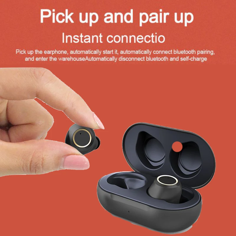 McGeSin мини наушники Bluetooth V5.0 беспроводные музыкальные вкладыши спортивные с