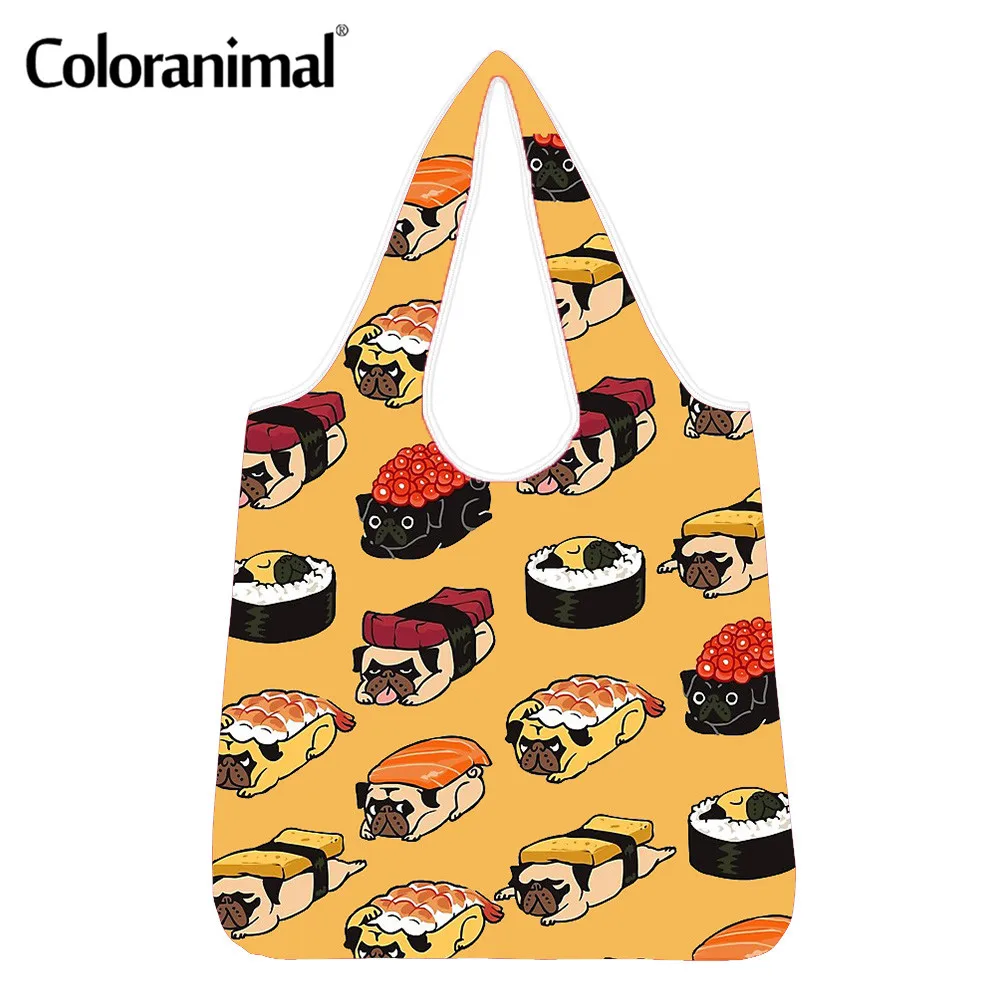 Большие сумки для покупок Coloranimal Laides хранения прекрасные брендовые экологически
