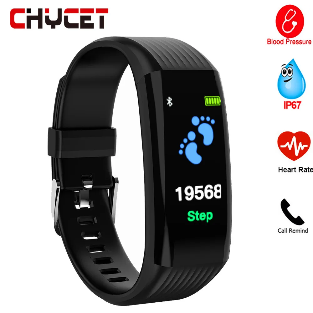 

2019 new Fitness Smart Bracelet Blood Pressure watch Heart Rate Monitor Smart Wristbands IP67 Waterproof Sport Smart Bracelet