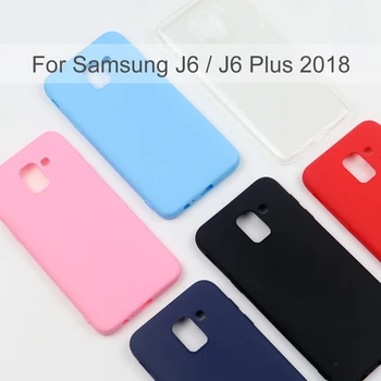 

Silicone Case For Samsung Galaxy J6 J6 Plus 2018 Phone TPU Soft Back Case Cover Coque Funda For Samsung Galaxy J6 Plus 2018