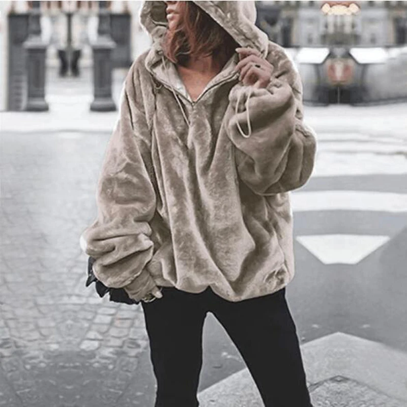 Толстовки однотонные женские с длинным рукавом Перемычка Hoody пуловер Топ Женская Толстовка Sudadera Con Capucha