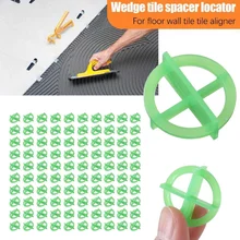 100 шт 1,5 мм поперечная Съемная плитка Выравнивающая перерабатываемая пластиковая плитка щелевая локатор укладка пола плитка Выравнивающая система