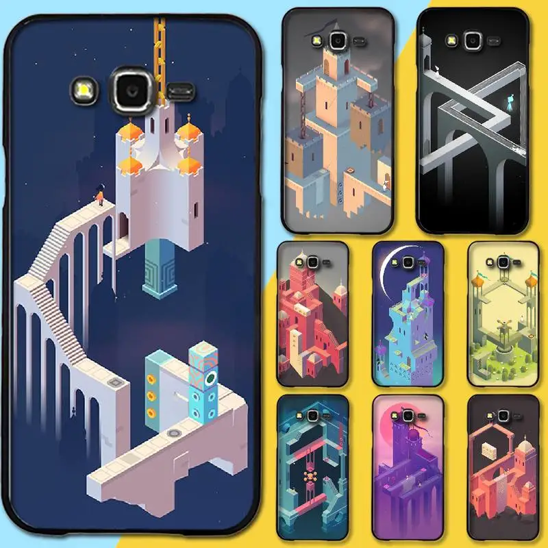 PENGHUWAN Monument Valley игровые обои черный ТПУ мягкий резиновый чехол для телефона Samsung