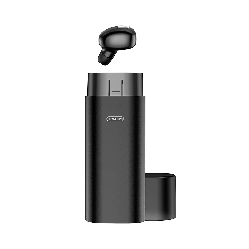 black Joyroom JR-SP2 bluetooth 5,0 наушники беспроводные наушники с зарядным чехол bluetooths наушники Power Bank стерео гарнитура наушники-вкладыши - Цвет: black