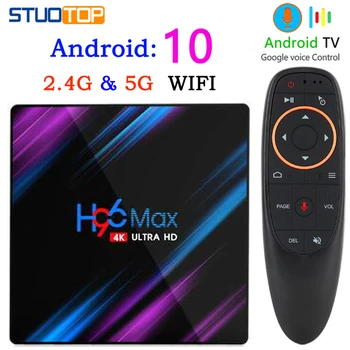 

H96 max Smart Tv Box Android 10.0 4g 32g 64g mini Set Top Box 4K 3D 2gb 16gb Quad Core media player