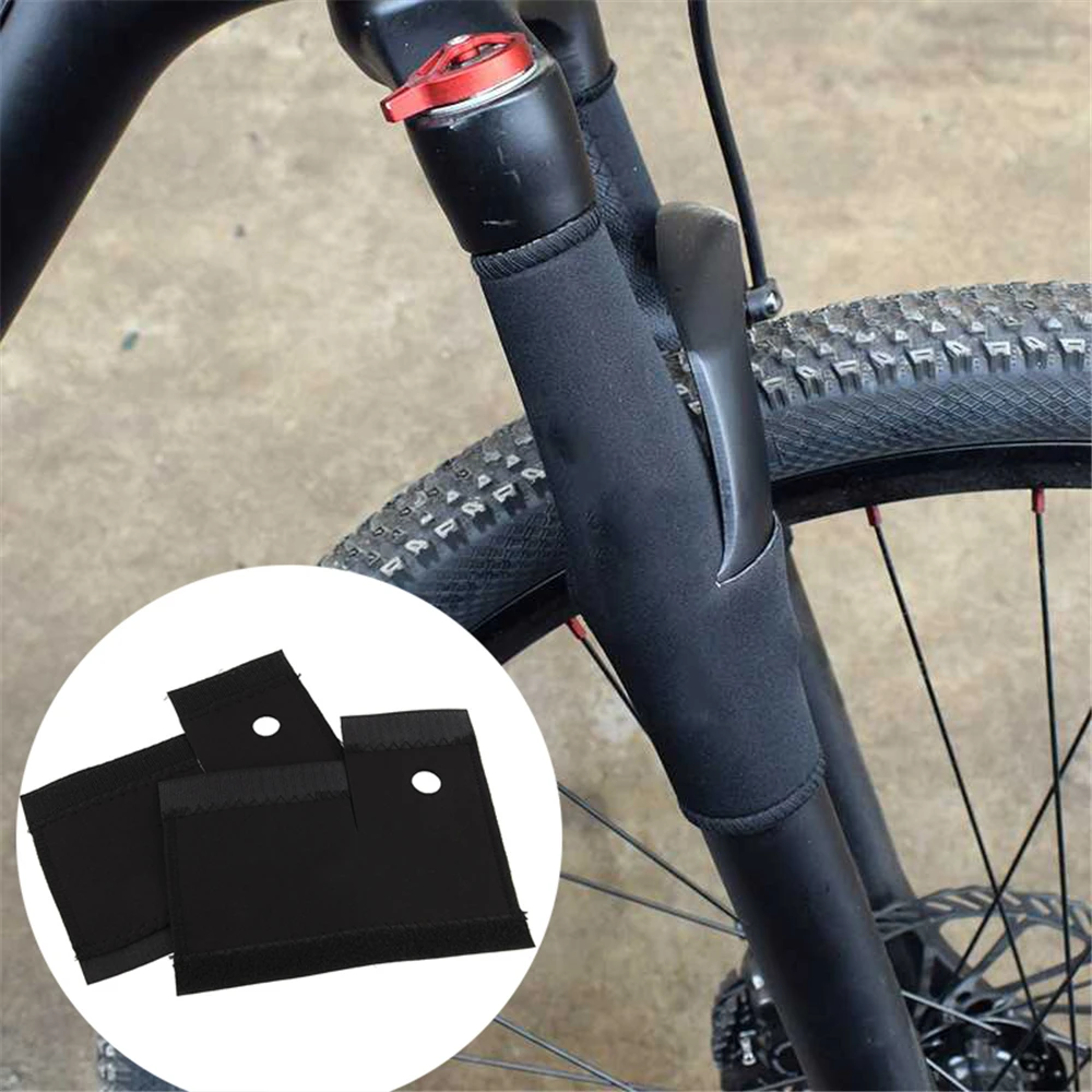 1 пара, передняя вилка для горного велосипеда, защитная накладка, защитная накладка для дорожного велосипеда, Велосипедная вилка, защитная крышка, защита для велосипеда