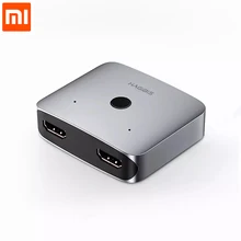 Xiaomi двухстороннее HDMI распределение переходник конвертер адаптер 4K цифровой аналоговый видео аудио для ПК ноутбука планшета