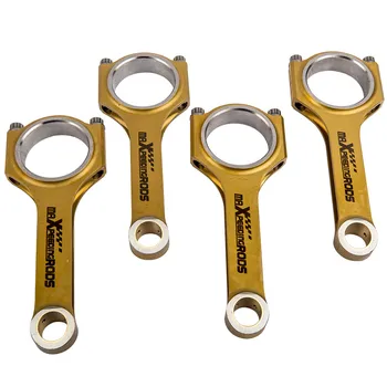 

4PCS 4340 EN24 Titanizing Connecting Rods for BMW N20B20 2.0T N26B20 2011–2016 F10 520i N20B20 2.0T Conrods Conrod Kit TUV