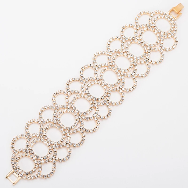 YFJEWE для женщин Серебряный/золотой цвет модные Очаровательные Браслеты Бижу Свадебные аксессуары B155