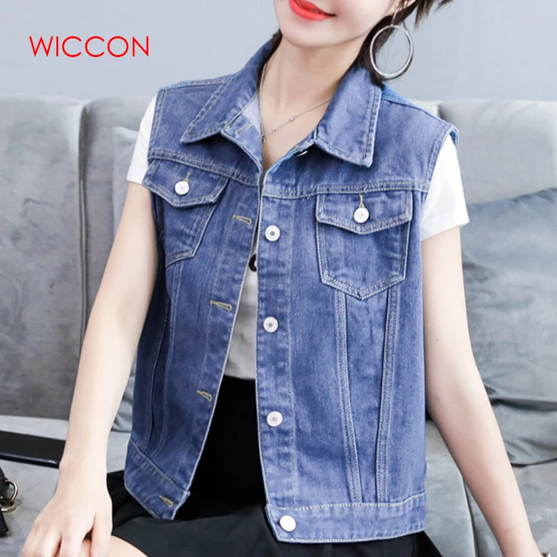 red denim vest womens