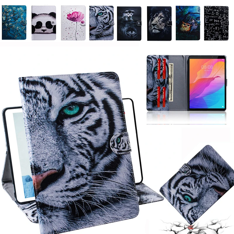 Чехол для Samsung Galaxy Tab A 8 4 дюймов 2020 модель T307 искусственная кожа мультфильм