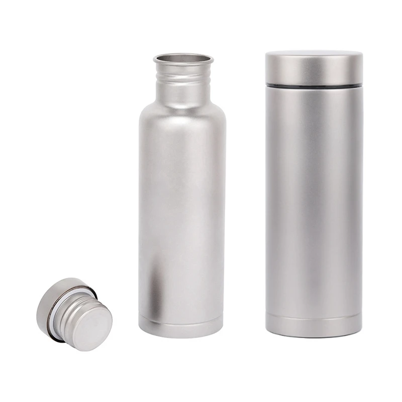 

Titanium Insulated Double Wall Vacuum Bottle Business Insulation Tea Cup with Filter 400Ml & Titanium Water Bottle with Titanium