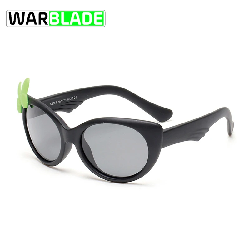 WarBLade/Новые Модные Детские поляризованные очки, детские солнцезащитные очки TR90 в оправе UV400 для мальчиков и девочек, милые стильные солнцезащитные очки, JB888