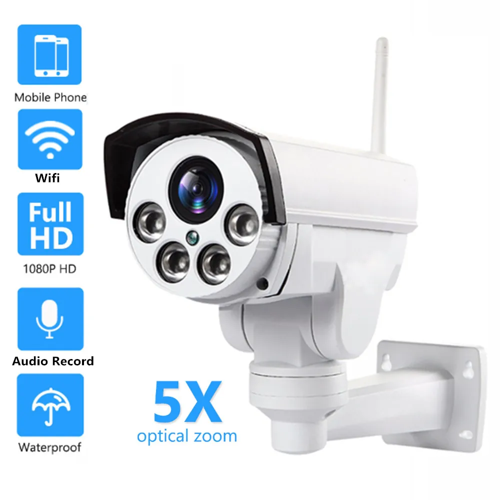 OwlCat 2MP 5MP PTZ IP камера беспроводной Wifi Открытый водонепроницаемый не пропускаемый