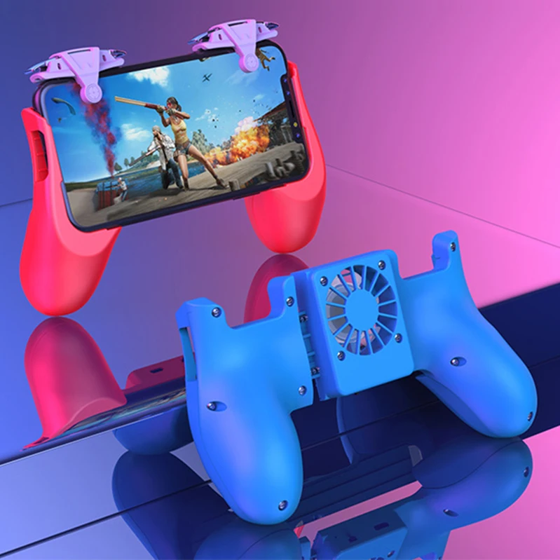 

Gamepad Joystick For PUBG Joypad Trigger Fire Button Aim L1 R1 Key L1R1 Controller For PUBG Mobile Phone Game Pad cooling fan