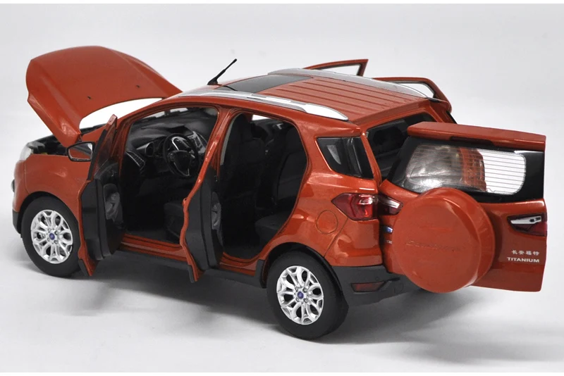 1:18 FORD ECOSPORT SUV литая модель автомобиля игрушки Металлическая Модель автомобиля оригинальная коробка