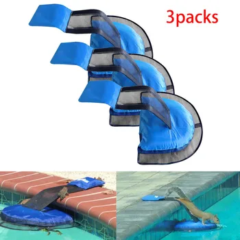 

3pc Swimming Pool Animal Rescue Escape Saving Ramp Net Save Tool Suitable For Duck Turtle Chipmunk Escape Route Pool Tools
