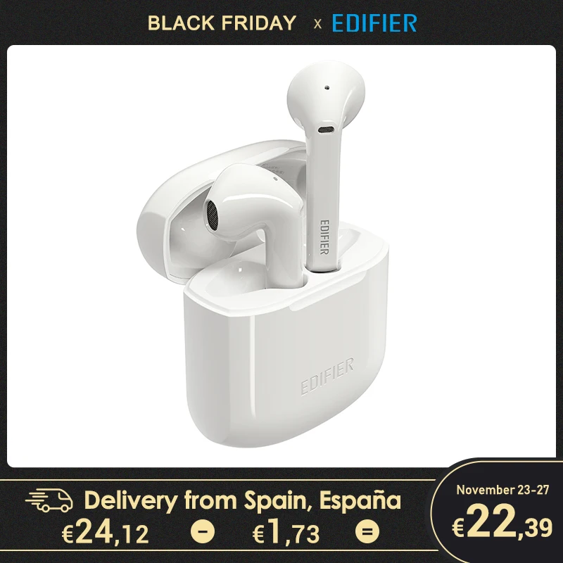 [Доставка из России] Edifier TWS200 TWS True беспроводные Bluetooth наушники BT 5 0 24 часа игры IPhone