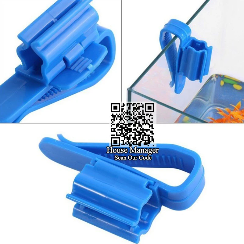 2pcs per set water exchange pipe clamp holder folder for water pump tube, practical cheap fixed mount aquarium pump accessories