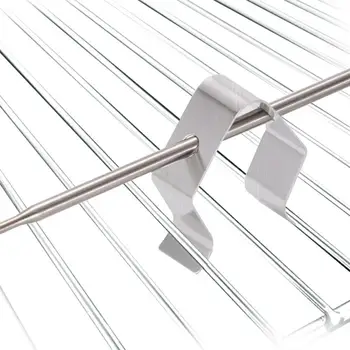 

4 pcs Universal Meat Grill Thermometer Probe Clip Holder For Ambient Temperature Readings Of BBQ Smoker Oven Grill Accessories #